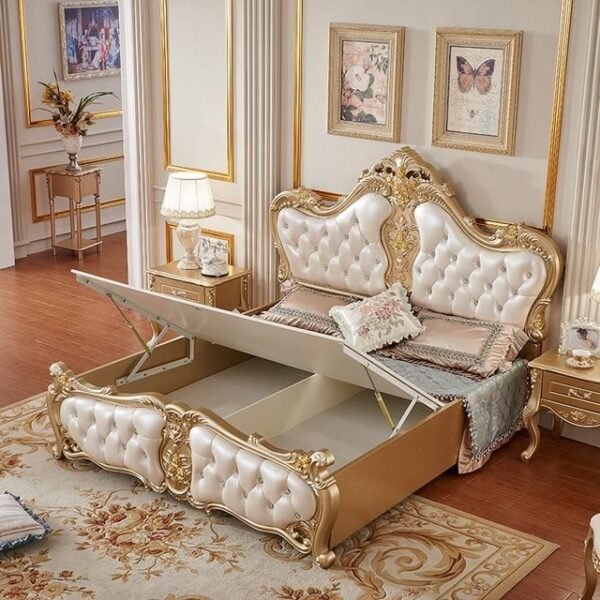 LuxeHaven Velvet Bed - Image 2